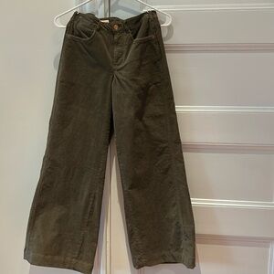 Pilcro corduroy wide leg pants